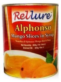 Alphoso Mango Pulp 850g - Click Image to Close